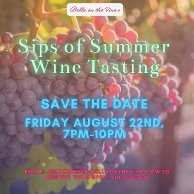 Wine Tastings at Bella on the Vine
